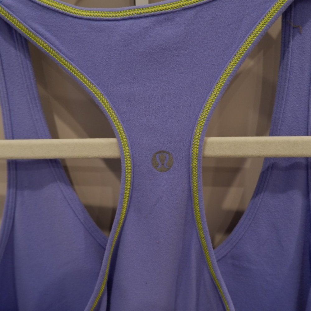 Lululemon Reversible Lilac Blue Tank Top - Picture 6 of 8